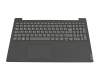 5CB0S16837 original Lenovo keyboard incl. topcase DE (german) grey/black (rough)