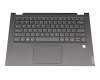 5CB0S17320 original Lenovo keyboard incl. topcase US (english) grey/grey with backlight US International