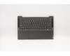 Lenovo 5CB0U44101 C-Cover with keyboard, Spanish, Iron Grey, Backlight