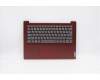 Lenovo 5CB0X56729 C-Cover with keyboard, Czech, Coral Red, Non-Backlight, Non-Fingerprint, UK