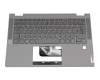 5CB0Y85377 original Lenovo keyboard incl. topcase DE (german) dark grey/grey with backlight