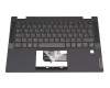 5CB0Y85503 original Lenovo keyboard incl. topcase DE (german) grey/grey with backlight
