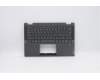 Lenovo 5CB0Y85511 C-Cover with keyboard, Belgian, Grey, Backlight, Fingerprint, UK