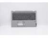 Lenovo 5CB0Y89980 C-Cover with keyboard, Hebrew, Platinum Grey, Backlight, Fingerprint