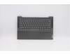 Lenovo 5CB1A14165 C-Cover with keyboard, French, Black, Backlight, Fingerprint