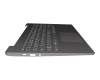 5CB1A24895 original Lenovo keyboard incl. topcase DE (german) grey/grey with backlight (USB-C charging port)