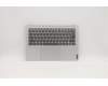 Lenovo 5CB1B43502 C-Cover with keyboard, Czech/Slovakian, Light Silver, Backlight