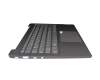 5CB1C04901 original Lenovo keyboard incl. topcase DE (german) grey/grey with backlight