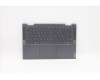 Lenovo 5CB1D12420 C-Cover with keyboard, French, Slate Grey