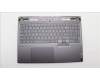 Lenovo 5CB1J04398 C-Cover with keyboard,Russian,Storm Grey,White Backlight