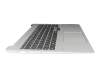 5CB1J08791 original Lenovo keyboard incl. topcase DE (german) black/silver with backlight