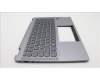 Lenovo 5CB1K20782 C-Cover with keyboard, English, Arctic Grey, Backlight, US