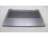 Lenovo 5CB1K96784 C-Cover with keyboard, Belgian, Arctic Grey, Backlight, UK