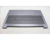 Lenovo 5CB1K96784 C-Cover with keyboard, Belgian, Arctic Grey, Backlight, UK