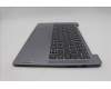 Lenovo 5CB1K97975 C-Cover with keyboard, US English Euro, Arctic Grey, Non-Backlight, Non-Fingerprint, US