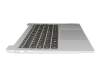 5CB1L10909 original Lenovo keyboard incl. topcase UK (english) black/silver