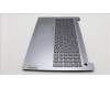 Lenovo 5CB1L14796 C-Cover with keyboard,Hungarian,Arctic Grey,Backlight,FingerPrint