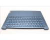 Lenovo 5CB1L39508 C-Abdeckung mit Tastatur, Bulgarisch, aquamarinblau, Ohne Puresight-Logo, GB
