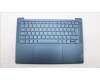 Lenovo 5CB1L40693 C-Abdeckung mit Tastatur, Skandinavien, Aquamarinblau
