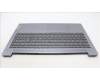 Lenovo 5CB1L45732 C-Abdeckung mit Tastatur, Skandinavien, arktisgrau, Hintergrundbeleuchtung