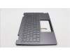 Lenovo 5CB1L47266 C-Abdeckung mit Tastatur, Deutsch, Sturmgrau, Fingerabdruck