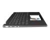 5CB1L48257 original Lenovo keyboard incl. topcase DE (german) grey/grey with backlight