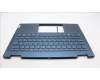 Lenovo 5CB1L48323 C-Abdeckung mit Tastatur, Ungarisch, Aquamarinblau, Ohne_Fingerabdruckscanner
