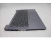 Lenovo 5CB1L49450 C-Abdeckung mit Tastatur, Skandinavien, arktisgrau, Ohne_Hintergrundbeleuchtung, Ohne_Fingerabdruckscanner