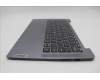Lenovo 5CB1L49455 C-Cover with keyboard, US English Euro, Arctic Grey, Non-Backlight, Non-FingerPrint, US