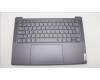 Lenovo 5CB1L50287 C-Cover with keyboard,Spanish,Storm Grey,Puresight Logo