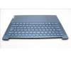 Lenovo 5CB1L50361 C-Abdeckung mit Tastatur, Englisch (GB), Aquamarinblau, Puresight-Logo