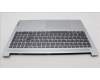 Lenovo 5CB1L50473 C-Cover with keyboard, Greek, Cloud Grey, Backlight, Non-Fingerprint, US