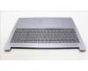 Lenovo 5CB1L53357 C-Abdeckung mit Tastatur, Deutsch, arktisgrau, Ohne_Hintergrundbeleuchtung, Ohne_Fingerabdruckscanner