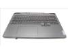 Lenovo 5CB1L54627 C-Cover with keyboard, German, Onyx Grey, RGB Backlight, UK