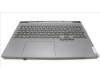 Lenovo 5CB1L54631 C-Abdeckung mit Tastatur, Ungarisch, Onyxgrau, RGB-Hintergrundbel.