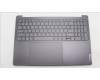 Lenovo 5CB1L55122 C-Abdeckung mit Tastatur, Hebräisch, Sturmgrau