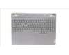 Lenovo 5CB1L56022 C-Abdeckung mit Tastatur, Spanisch, Sturmgrau, Hintergrundbeleuchtung
