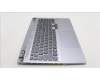Lenovo 5CB1L60106 C-Abdeckung mit Tastatur, Englisch, Mineralgrau, RGB-Hintergrundbel.