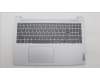 Lenovo 5CB1L64530 C-Abdeckung mit Tastatur, Englisch (US, Euro), Wolkengrau, Hintergrundbeleuchtung, Ohne_Fingerabdruckscanner