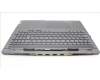 Lenovo 5CB1L68956 C-Cover with keyboard,Spanish,Storm Grey,Backlight,Fingerprint