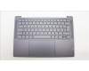 Lenovo 5CB1L80286 C-Cover with keyboard, German, Storm Grey, UK