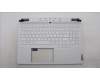 Lenovo 5CB1L83637 C-Cover with keyboard,US English Euro,White,RGB Backlight