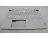 Lenovo 5CB1L83642 C-Cover with keyboard, Hebrew, White, RGB Backlight, US