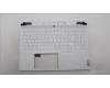 Lenovo 5CB1L83659 C-Cover with keyboard, Slovenian, White, RGB Backlight, UK