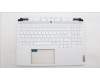 Lenovo 5CB1L83660 C-Cover with keyboard, Switzerland, White, RGB Backlight, UK