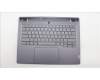 Lenovo 5CB1L83667 C-Cover with keyboard, Arabic, Slate Grey, Backlight, Fingerprint, US