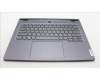 Lenovo 5CB1L83667 C-Cover with keyboard, Arabic, Slate Grey, Backlight, Fingerprint, US