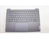 Lenovo 5CB1L88116 C-Abdeckung mit Tastatur, Arabisch, sturmgrau, Ohne Fingerabdruck, US