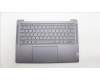 Lenovo 5CB1L88128 C-Cover with keyboard, Hebrew, Storm Grey, Non-Fingerprint, US