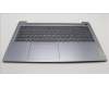 Lenovo 5CB1L99497 C-Cover with keyboard, Spanish, Arctic Grey, Backlight, Fingerprint, UK